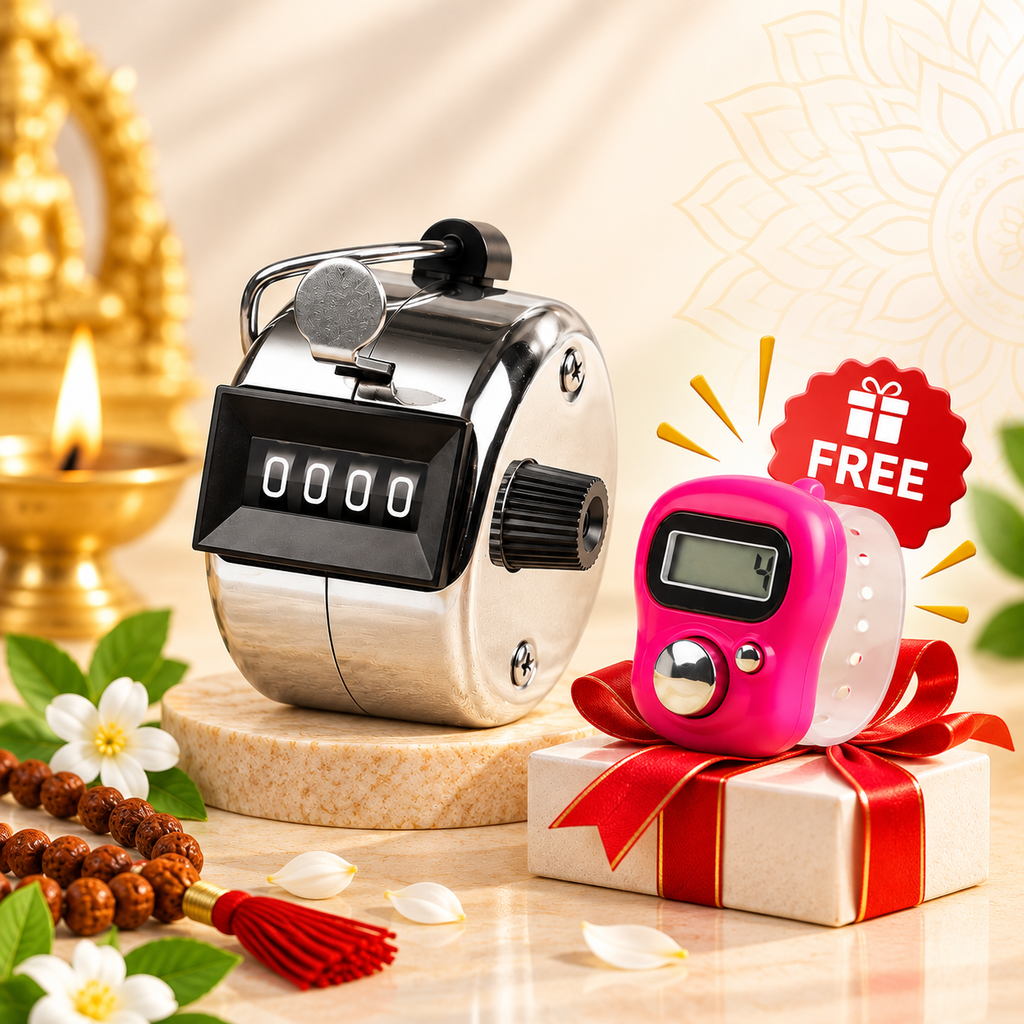 Mechanical Jap & Mantra Counter | Daily Jap, Mantra Chanting & Mala Counting