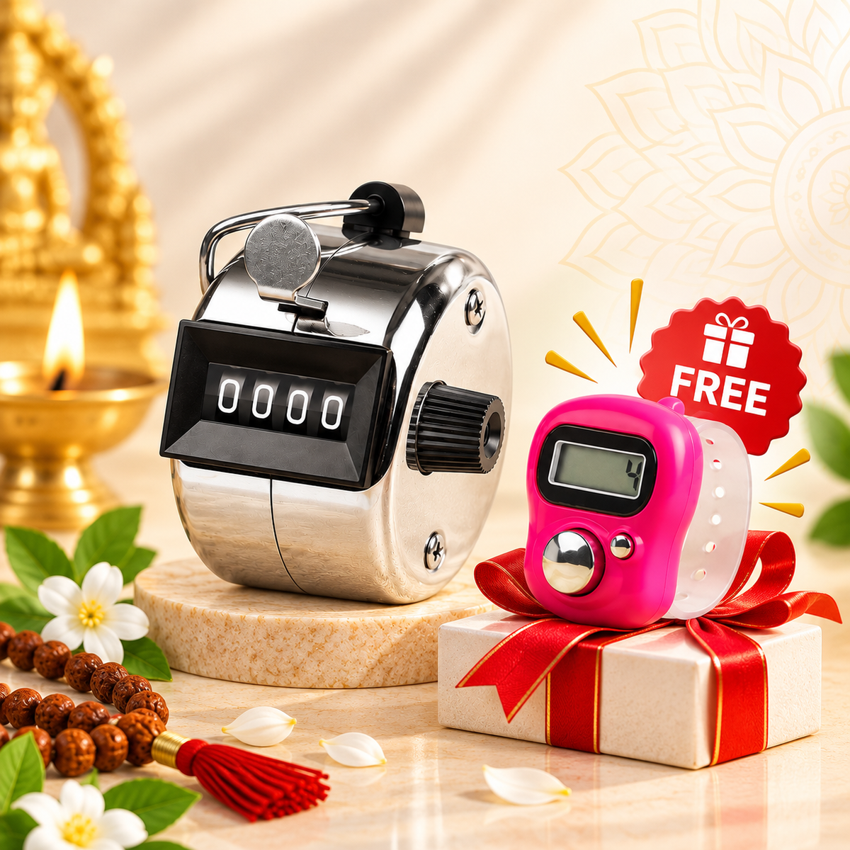 Mechanical Jap & Mantra Counter | Daily Jap, Mantra Chanting & Mala Counting